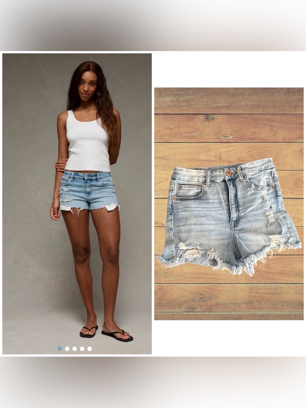 American Eagle Outfitters AE Next Level Curvy High-Waisted Shortie, 6